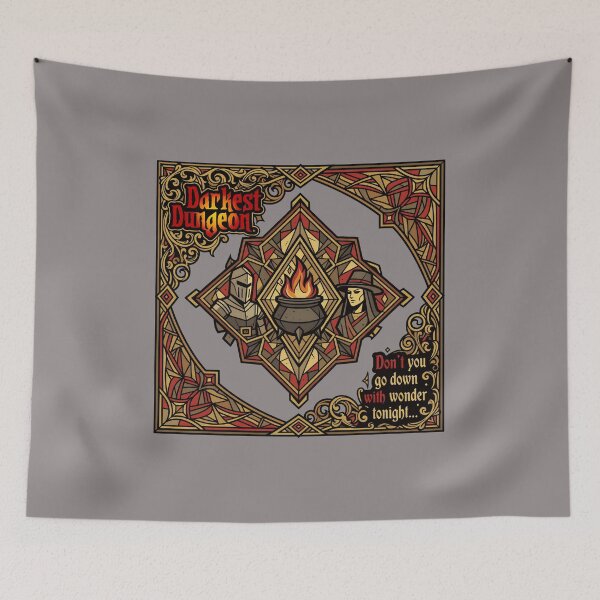Item preview, Darkest Dungeon Campfire Party Don't Go Down-32 designed and sold by KennyLangen.