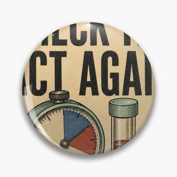 Item preview, Check The ACT Again Clotting Time Perfusion Humor Hospital Tag designed and sold by BoosterShop.