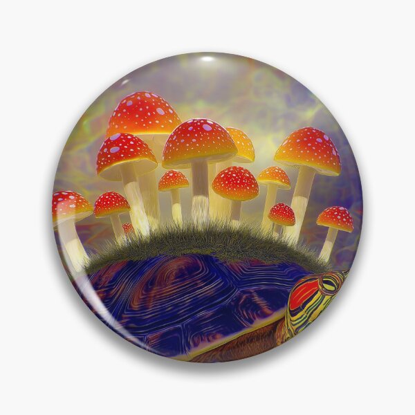 Item preview, Turtle Carrying a Mushroom Garden designed and sold by MongLongStudio.