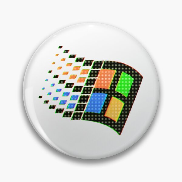 Item preview, Only Logo Windows 98 Retro Tech Logo Y2K Aesthetic RGB designed and sold by TrxshWear.