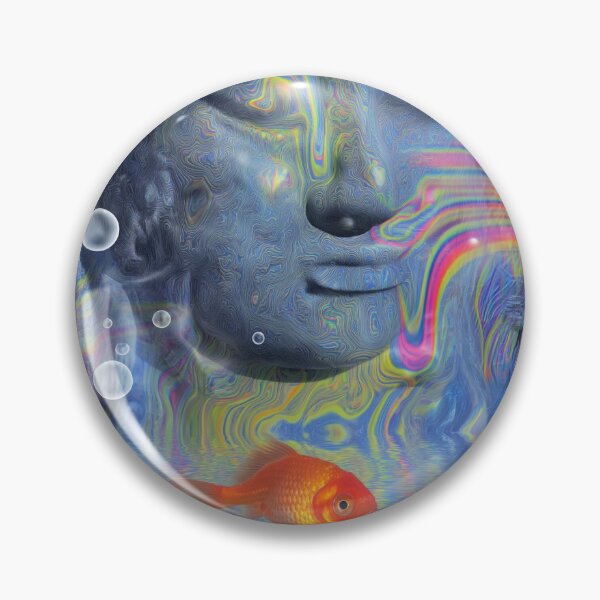 Item preview, Goldfish Before a Liquid Buddha designed and sold by MongLongStudio.