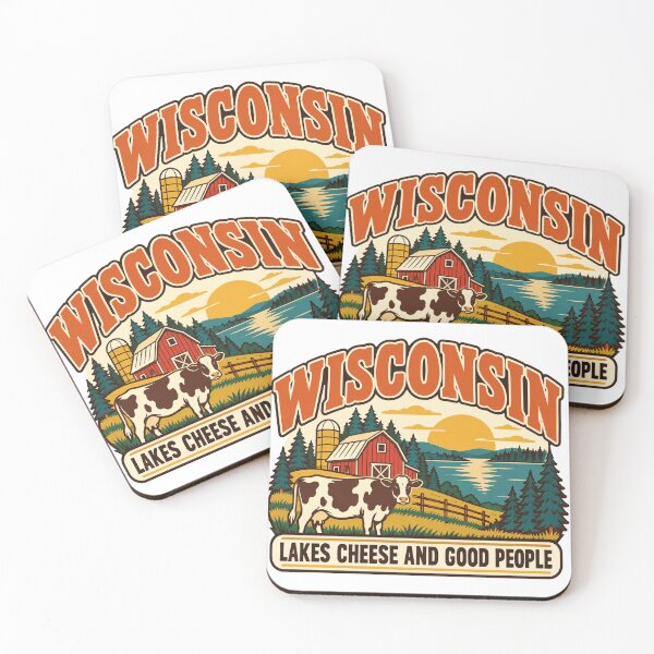 Item preview, Wisconsin Gift - Lakes Cheese And Good People designed and sold by RedRubyBubble.