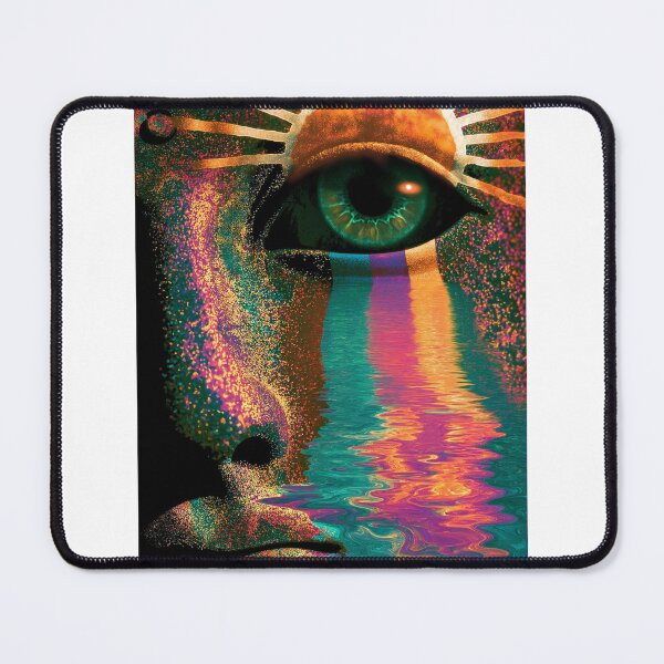 Item preview, Sunburst Eye Pouring a Color River designed and sold by MongLongStudio.