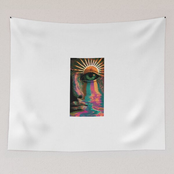 Item preview, Sunburst Eye Pouring a Color River designed and sold by MongLongStudio.