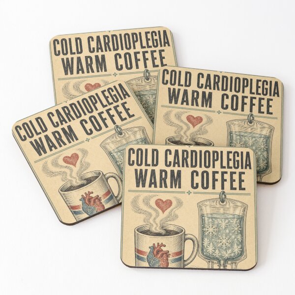 Item preview, Cold Cardioplegia Warm Coffee Operating Room Perfusionist Tag designed and sold by BoosterShop.