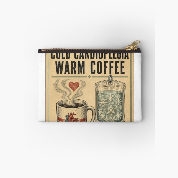 Item preview, Cold Cardioplegia Warm Coffee Operating Room Perfusionist Tag designed and sold by BoosterShop.