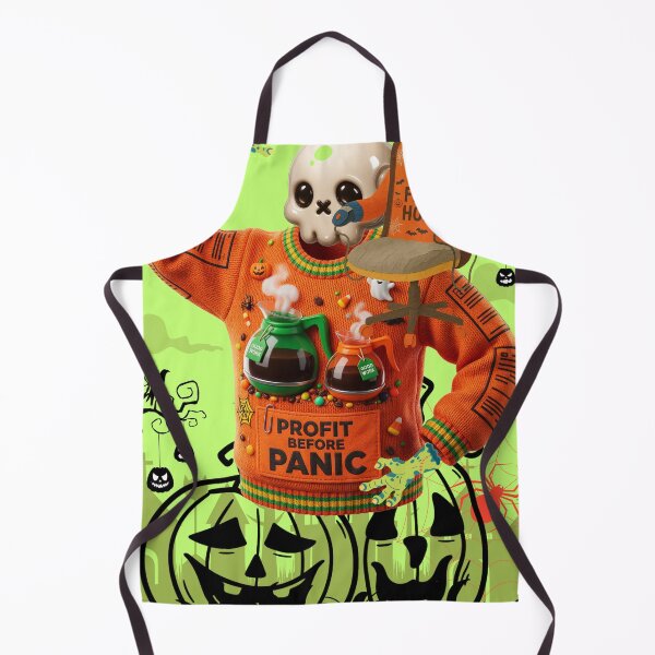 Item preview, 'Profit Before Panic' Halloween Office Swag :: Ghouls, Goals & Growth designed and sold by Communication Optimists.