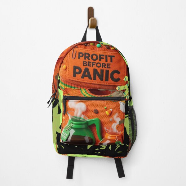 Item preview, 'Profit Before Panic' Halloween Office Swag :: Ghouls, Goals & Growth designed and sold by Communication Optimists.