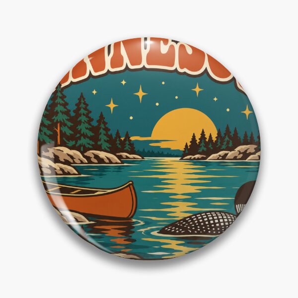 Item preview, Minnesota Gift - Land Of 10000 Lakes designed and sold by RedRubyBubble.