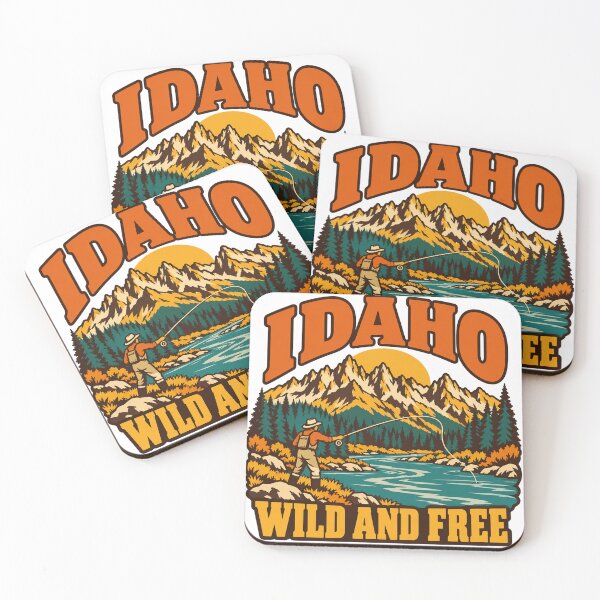 Item preview, Idaho Gift - Wild And Free designed and sold by RedRubyBubble.