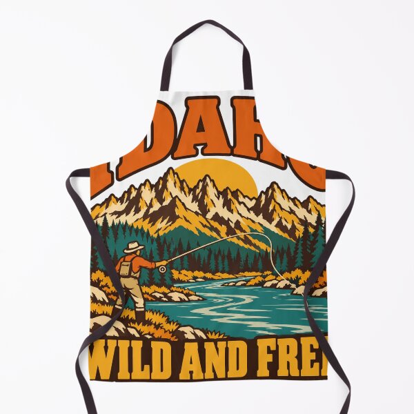 Item preview, Idaho Gift - Wild And Free designed and sold by RedRubyBubble.