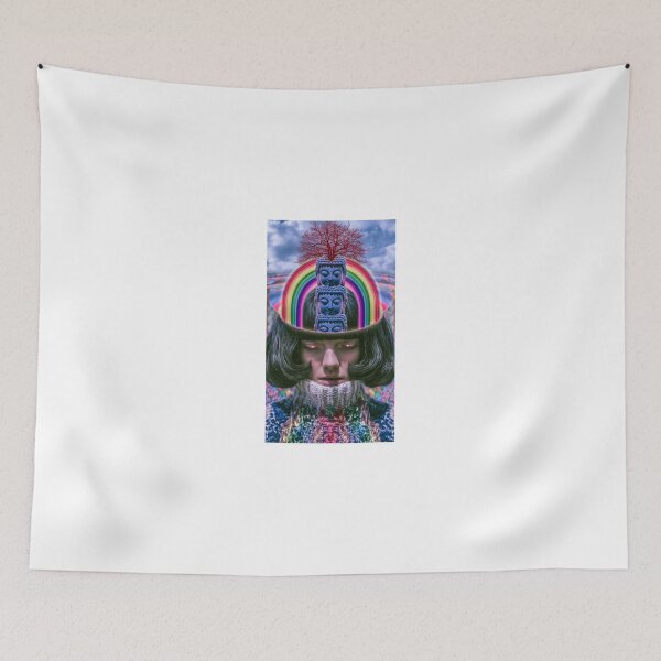 Item preview, Three Blue Buddhas Over Glowing Eyes designed and sold by MongLongStudio.