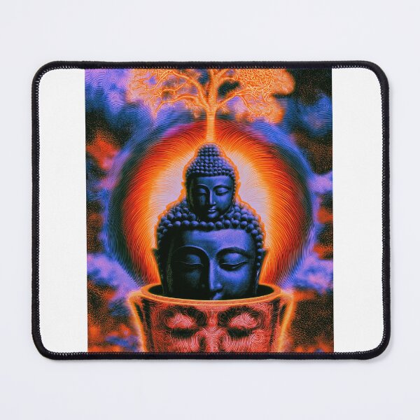 Item preview, Fire Tree Rising From Nested Buddha Heads designed and sold by MongLongStudio.