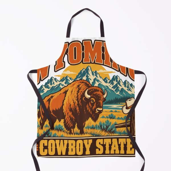 Item preview, Wyoming Gift - Cowboy State designed and sold by RedRubyBubble.