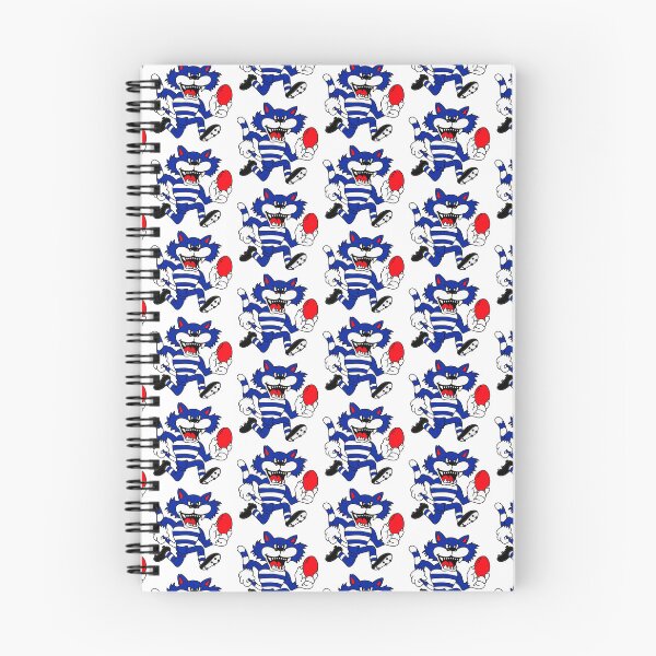 Item preview, The Mighty Cats Retro Logo Drawing designed and sold by Luke Foran Sports Art.
