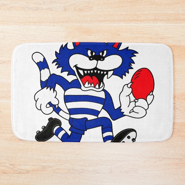 Item preview, The Mighty Cats Retro Logo Drawing designed and sold by Luke Foran Sports Art.