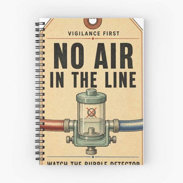 Item preview, No Air In The Line Perfusion Safety Bubble Detector Hospital Tag designed and sold by BoosterShop.