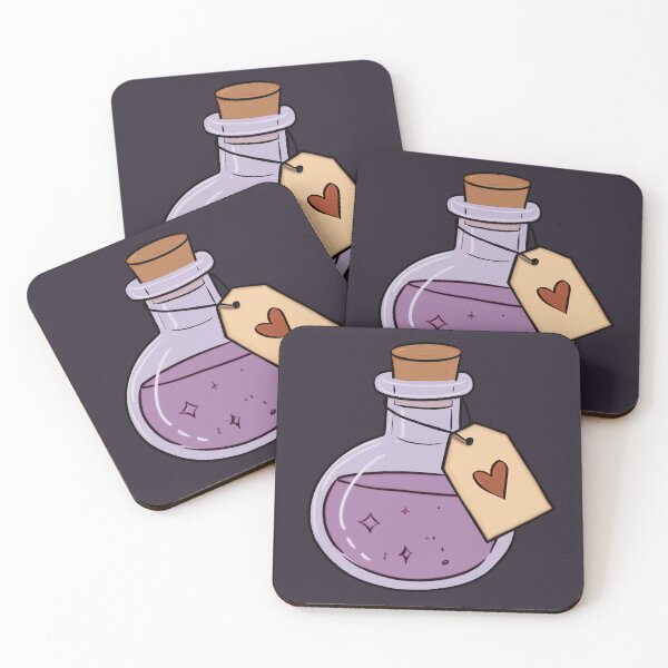 Item preview, Love Potion – Cute Purple Witchy Potion Bottle designed and sold by sososweett.