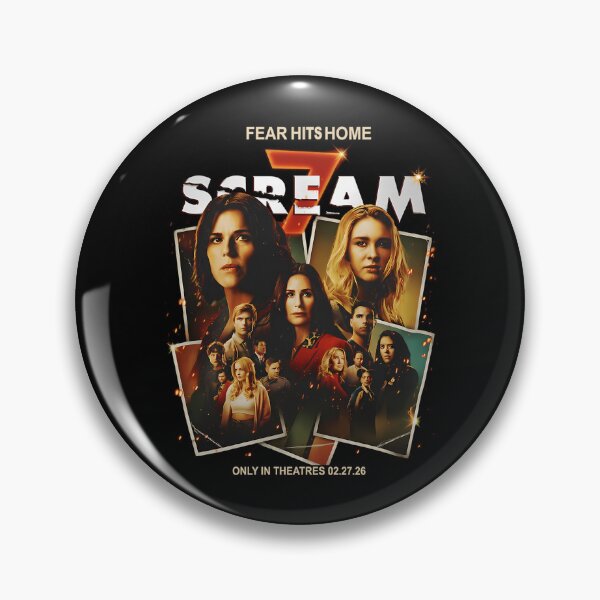 Item preview, Scream 7 Fear Hits Home Horror Movie designed and sold by Biscuteny.