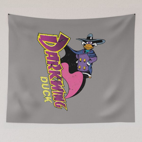 Item preview, Darkwing Duck Distressed Retro Logo Tee-52 designed and sold by MoritzWalte.