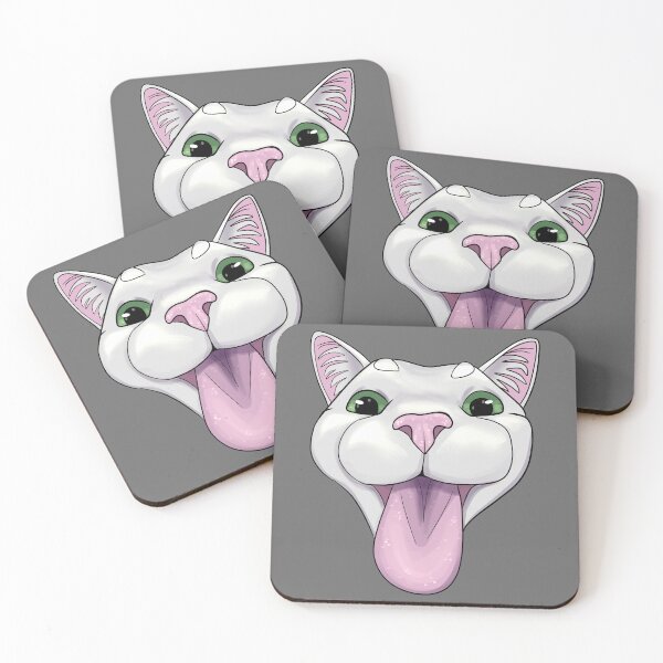Item preview, Funny cat reaction sticker tongue out designed and sold by GnomelyDragon.
