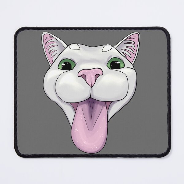Item preview, Funny cat reaction sticker tongue out designed and sold by GnomelyDragon.