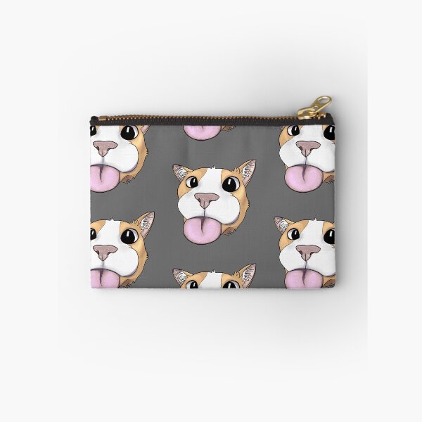 Item preview, Funny cat reaction sticker round tongue out designed and sold by GnomelyDragon.