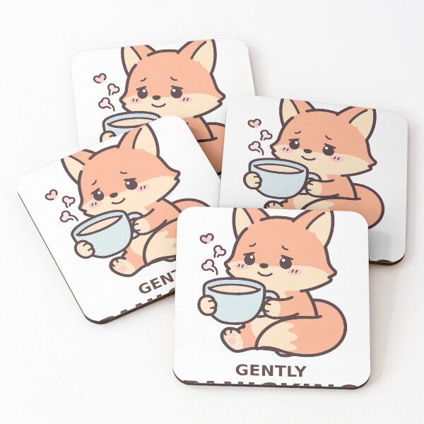 Item preview, Gently Panicking - Kawaii Fox designed and sold by Visual Dept..