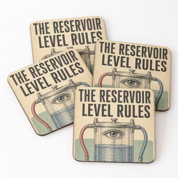 Item preview, The Reservoir Level Rules Perfusionist Vigilance Hospital Tag designed and sold by BoosterShop.