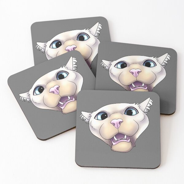 Item preview, Funny cat reaction sticker huh? designed and sold by GnomelyDragon.