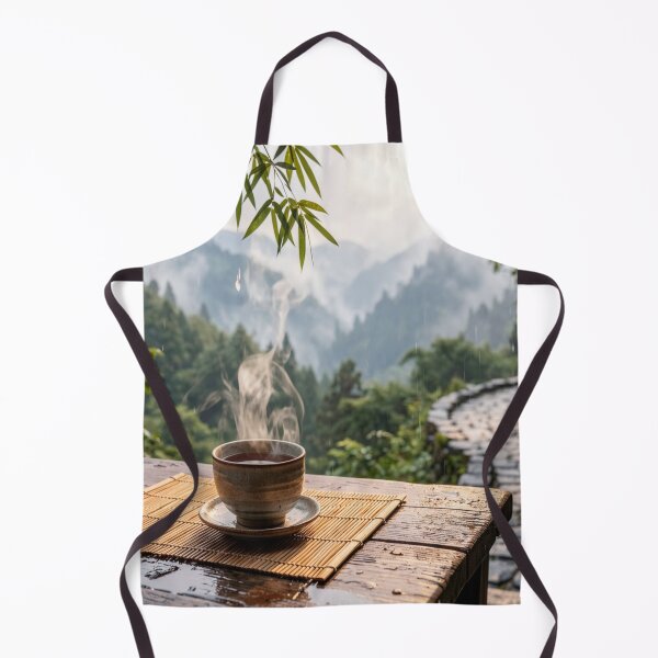 Item preview, Mountain Morning Coffee Retreat - Peaceful Nature Escape designed and sold by nhk999.