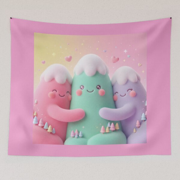 Item preview, Cute Hugging Mountain Friends designed and sold by Azurart2.