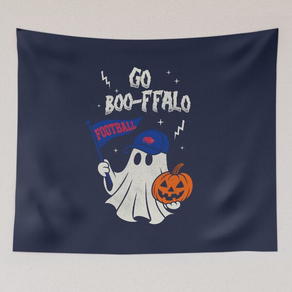 Item preview, Ghost Buffalo Bills Halloween  designed and sold by delllsdesigns.