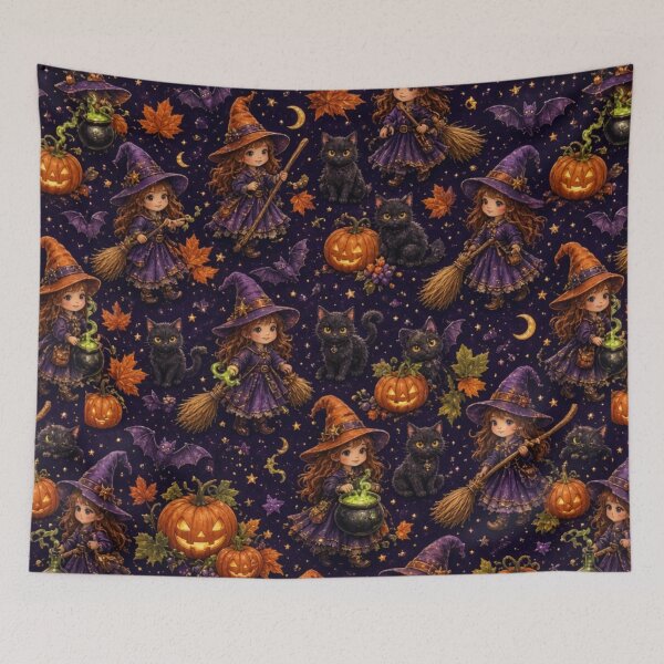Item preview, Little Witch's Night designed and sold by KingsArtworx 2.