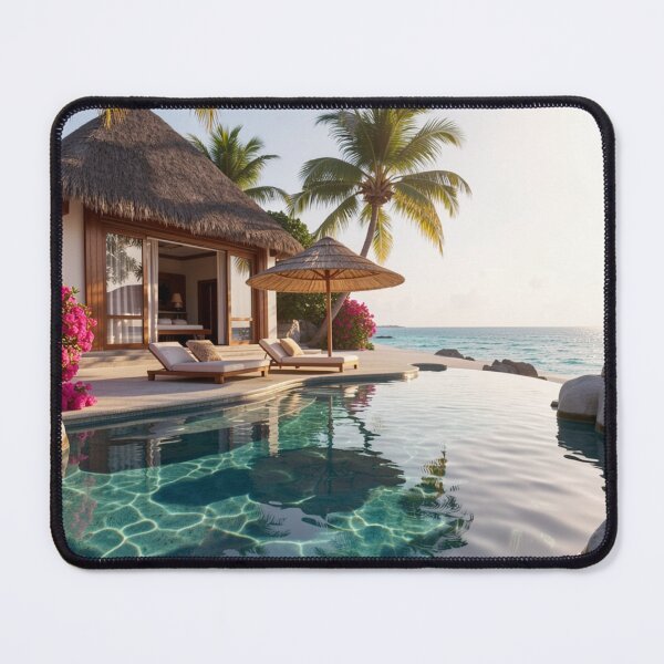 Item preview, Crystal Clear Infinity Pool Escape - Exotic Island Getaway designed and sold by nhk999.
