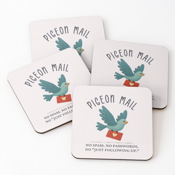Item preview, Funny Pigeon Mail designed and sold by whimsyswan.