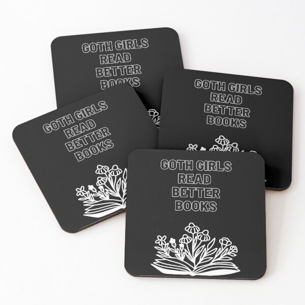 Item preview, Goth Girls Read Better Books designed and sold by SneakyPrints.