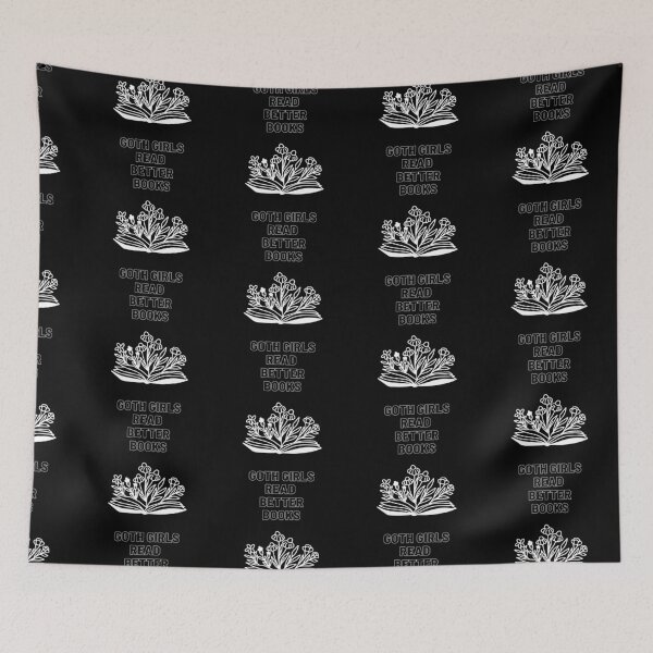 Item preview, Goth Girls Read Better Books designed and sold by SneakyPrints.