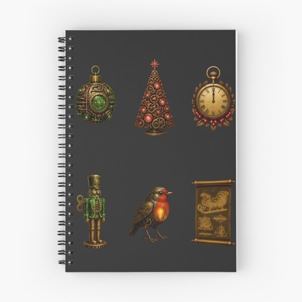 Item preview, Steampunk Christmas Artifacts Grid designed and sold by LazyDayzCo.