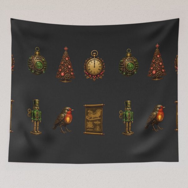 Item preview, Steampunk Christmas Artifacts Grid designed and sold by LazyDayzCo.