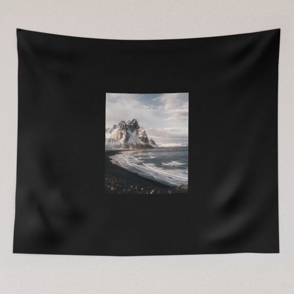 Item preview, Stokksnes-Icelandic-Mountain-Beach-Sunset designed and sold by polcynfabro.