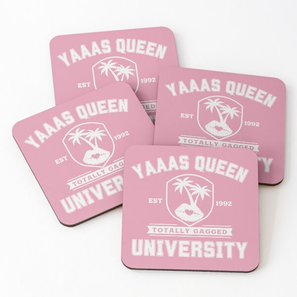Item preview, Funny Drag Queen University Logo White Pink designed and sold by TackyTime.