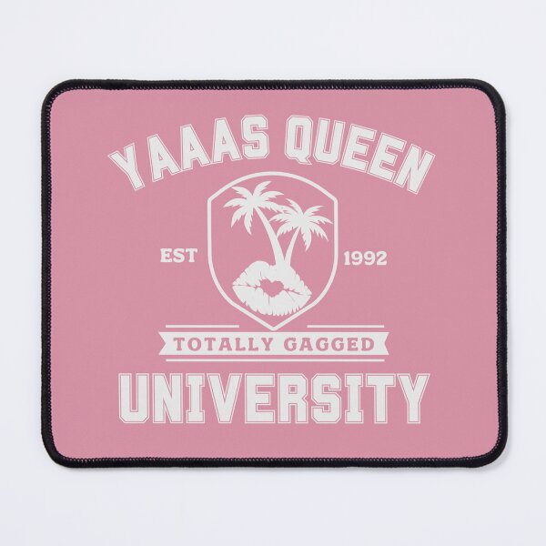 Item preview, Funny Drag Queen University Logo White Pink designed and sold by TackyTime.