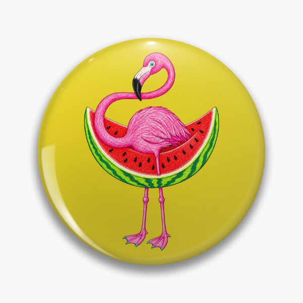 Item preview, Flamingo Watermelon designed and sold by prettykaler.