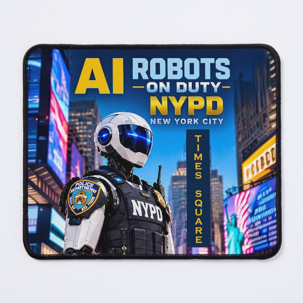 Item preview, AI ROBOTS on Duty NYPD - I Love New York designed and sold by DBM Photo Art 1.