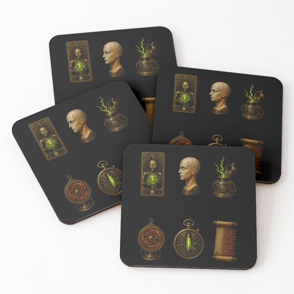 Item preview, Steampunk Cyber Occult Grid designed and sold by LazyDayzCo.