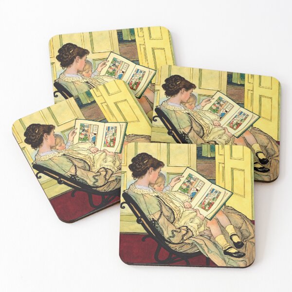 Item preview, Vintage Storybook Wall Art, The Five Little Pigs Illustration, Eleanor Fortescue-Brickdale designed and sold by RickE.
