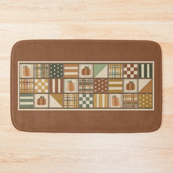 Item preview, Autumn Pumpkin Patchwork designed and sold by twofinny.
