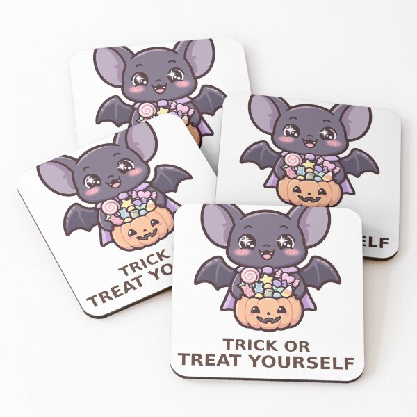 Item preview, Trick or Treat Yourself - Kawaii Bat designed and sold by Visual Dept..