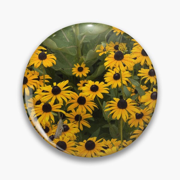 Item preview, Grasshopper, yellow cone flower,  designed and sold by Bjorn-Shop.